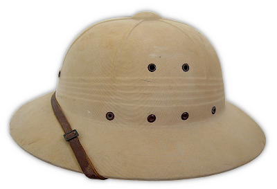 U.S. Army cloth covered fiber helmet approved on 23 December 1940 for use in Puerto Rico, Panama, Hawaii, the Philippines, and other select stations. This helmet replaced the olive‐drab service hat (campaign hat) for wear with the khaki cotton uniform in tropical areas. Procurement was short‐lived, however, and by 1942 the fiber helmet was being replaced by the M‐1 helmet liner for light field use in most situations. Distinctive unit insignia or the enlisted man's cap badge was sometimes attached to the helmet via the front vent hole. U.S. Army cloth covered fiber helmet approved on 23 December 1940 for use in Puerto Rico, Panama, Hawaii, the Philippines, and other select stations. This helmet replaced the olive‐drab service hat (campaign hat) for wear with the khaki cotton uniform in tropical areas. Procurement was short‐lived, however, and by 1942 the fiber helmet was being replaced by the M‐1 helmet liner for light field use in most situations. Distinctive unit insignia or the enlisted man's cap badge was sometimes attached to the helmet via the front vent hole.