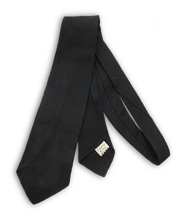 US Navy black necktie.