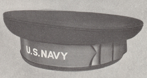This is an illustration of the blue cloth cap as it appeared in the 1941 Navy Uniform Regulations.