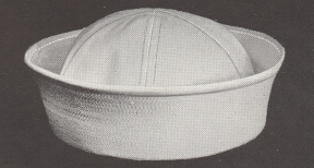 This is an illustration from the 1941 Navy Uniform Regulations showing the white hat.