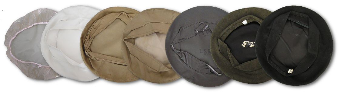 U.S. Navy combination cap covers.