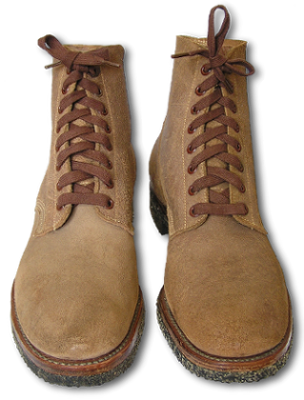 U.S. Navy N-1 Field Shoe front view.