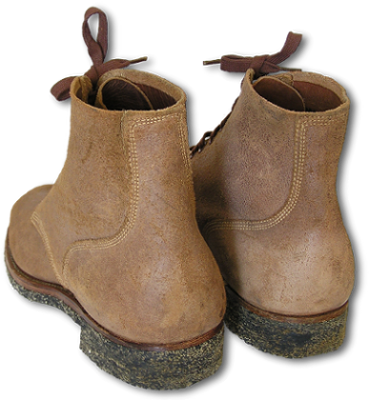 U.S. Navy N-1 Field Shoe back view.