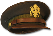 Officer's Olive Drab Service Cap, Spec. PQD 36B