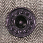 13-star doughnut tack button