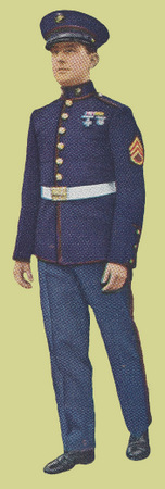 Enlisted Man's Dress Blue Uniform